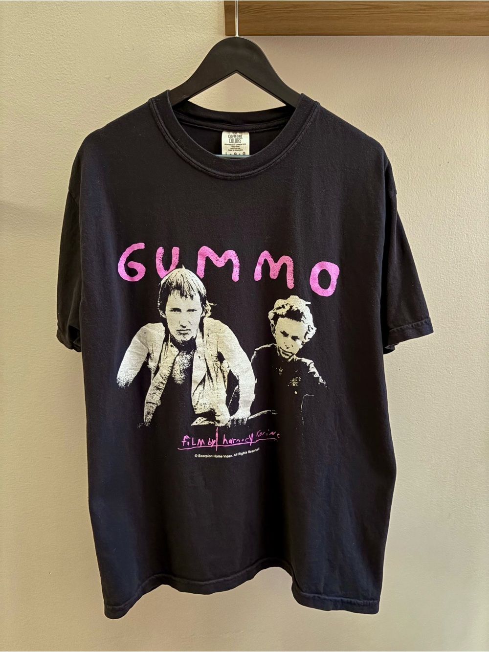Gummo by Harmony Korine 2024 Scorpion Home Video boot movie promo T-shirt L